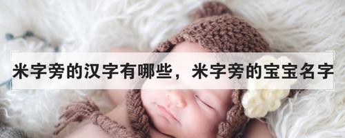 米字旁的汉字有哪些,米字旁的宝宝名字