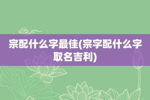 2023-08-06宗字取名属性及五行属什么宗字的拼音:zong宗字的起名笔画