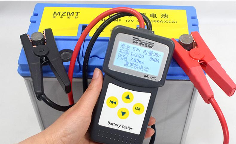 美中密特汽车蓄电池检测仪电池寿命电瓶容量测量内阻启动测试仪12