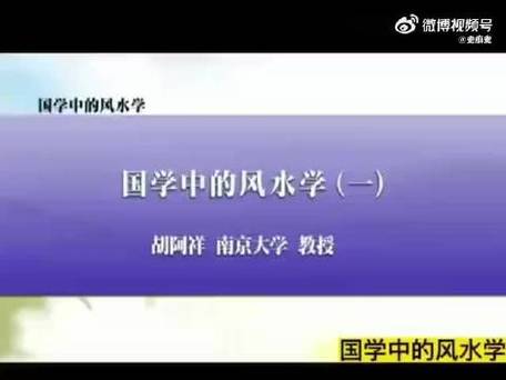 南京大学公开课《国学中的风水学》,胡阿祥教授痴史的微博视频  #龙不