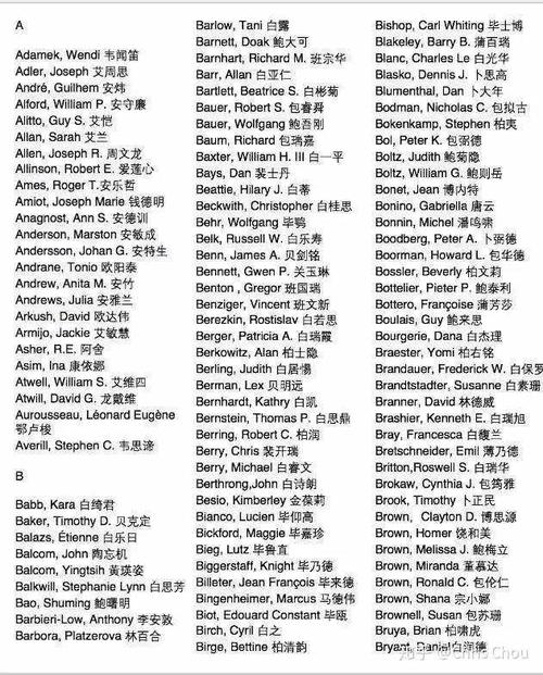 有哪些外国人的名字翻译得像中国人