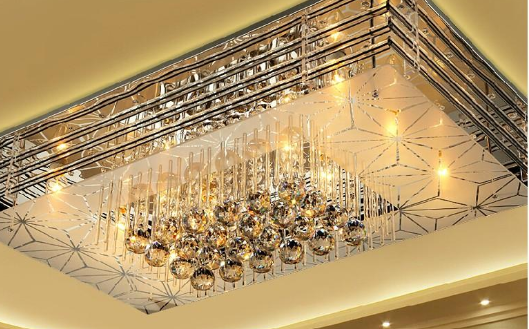 现代水晶灯的保养及选购方法 客厅水晶灯图片