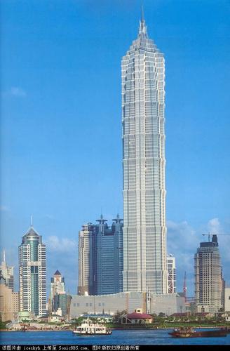 金茂大厦 中国 上海 高度:421 .