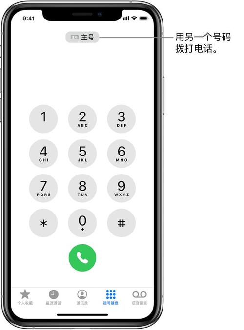 iphone11插入双卡后如何切换通话号码