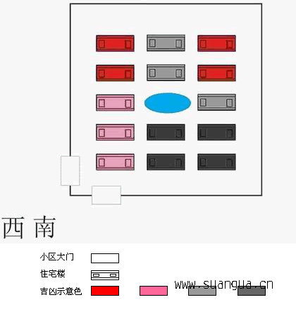 小区楼号分布图图片