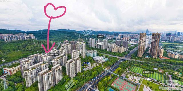 一座小山,风水绝佳,位于深圳城市中心,华南最大豪宅片区,深圳