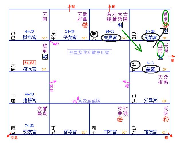 紫微宫平面图图片