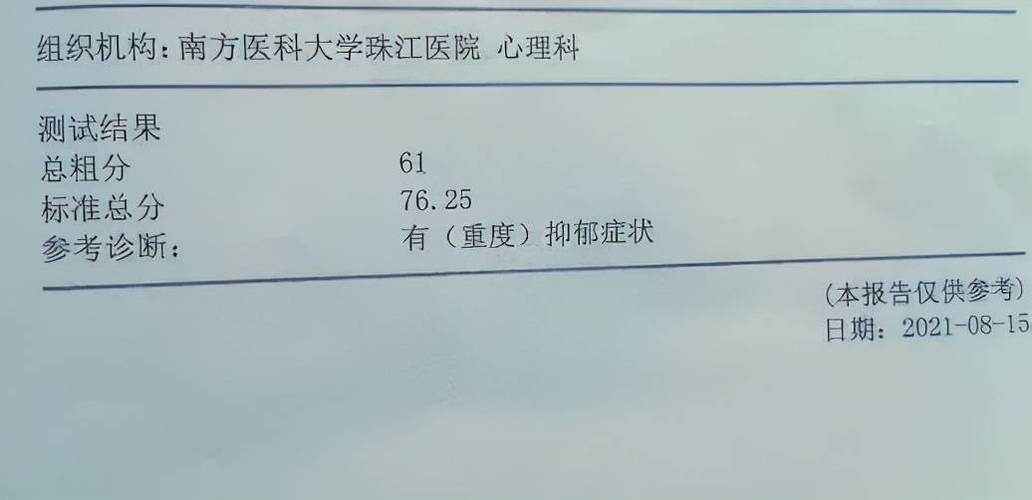 而早在9月23日,樱井遥就晒出了医院检测单作为自证,显示有重度抑郁