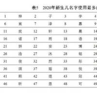 2020年宝宝使用最多的名字,快有宝宝的要避开这些名字哈