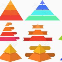 各种金字塔信息图表