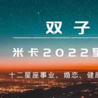 米卡|2022年十二星座综合运势详解——双子座