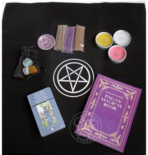 进口正版 pagan magical kit异教徒塔罗牌魔法套装含水晶薰香蜡烛