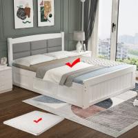 蕾盈箱式床实木床高箱床收纳单人床小户型双人床带箱体气 实木白色款