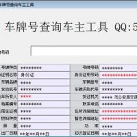 车牌号查询车主工具1.0绿色版 - 系统之家