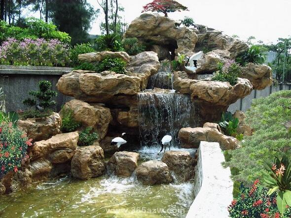 庭院假山水池要做在什么方位 庭院水池设计风水效果图 - 装修公司