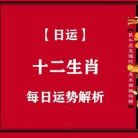 【日运】2019年(12月25日)十二生肖运势播报