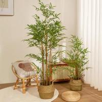 仿真竹子盆栽摆件新中式禅意室内客厅绿植落地装饰植物造景假竹子