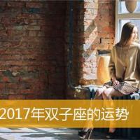 2017年双子座的运势