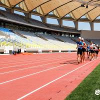 山东省第25届运动会田径测试赛在日照奎山体育中心举行
