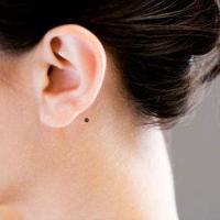 女人耳垂后面长痣代表什么
