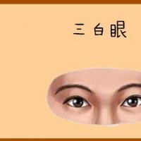 三白眼所谓的三白眼,就是指男人的黑眼珠过小,而眼白长得比较多.