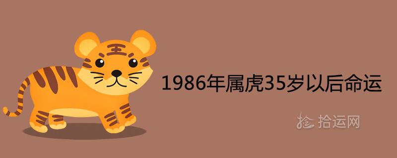 1986年属虎35岁以后命运怎么样会转运吗