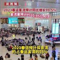 2023春运来了经初步分析研判,今年春运期间客流总量约为20.