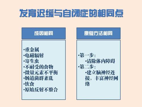 别大意,发育迟缓跟自闭症要同等重视,抓住最佳时期|神经系统|重金属