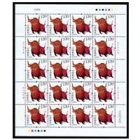 2009年生肖牛邮票最新价格_价格表