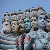 雕塑建筑和印度教和佛教的象征