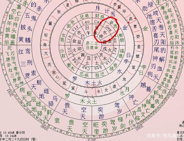 八字,紫微斗数和占星的