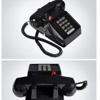 比特 老按键式仿古复古座机 古董电话机美式机械振铃创意时尚话机