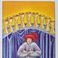 塔罗文化分享九十六圣杯九