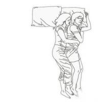 心理测试:选一款你们夫妻之间的睡姿,测你的他有没有出轨?超准