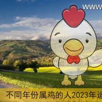 不同年份属鸡的人2023年运势及运程